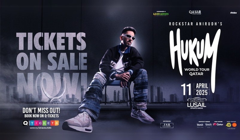 Anirudh Hukum Tour to Reach an Electrifying Climax in Doha